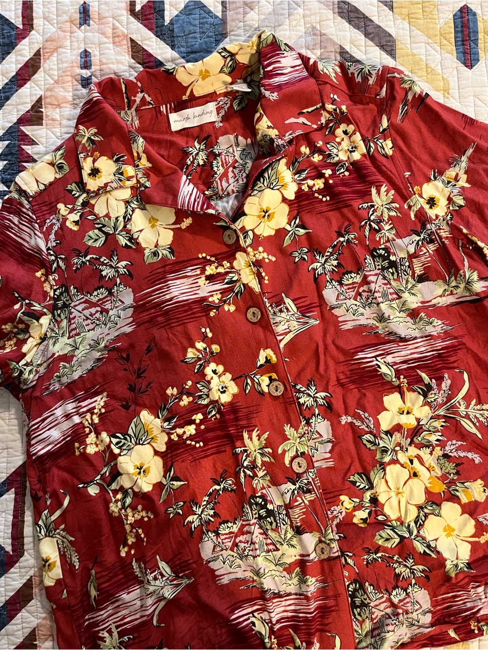 Red Hawaiian Shirt